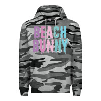 Slate Camo beach bunny Premium Hoodie - linhVisuals