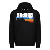 Black cute retro i love sedona arizona desert sunset az t shirt Premium Hoodie - linhVisuals