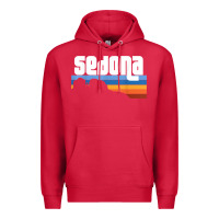 Cardinal cute retro i love sedona arizona desert sunset az t shirt Premium Hoodie - linhVisuals