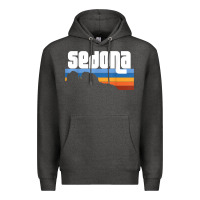 Charcoal Heather cute retro i love sedona arizona desert sunset az t shirt Premium Hoodie - linhVisuals