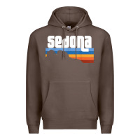 Coffee cute retro i love sedona arizona desert sunset az t shirt Premium Hoodie - linhVisuals