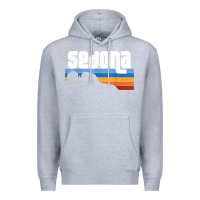 Heather Grey cute retro i love sedona arizona desert sunset az t shirt Premium Hoodie - linhVisuals