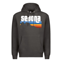 Smoke cute retro i love sedona arizona desert sunset az t shirt Premium Hoodie - linhVisuals