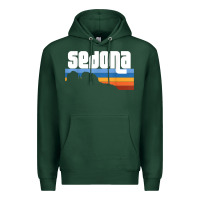 Sports Green cute retro i love sedona arizona desert sunset az t shirt Premium Hoodie - linhVisuals