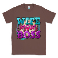 Chestnut Wife mom boss Mother's Day Classic Tee - FaDigitalArtStudio