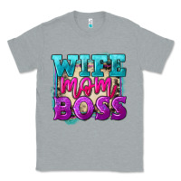 Wife Mom Boss Mother's Day Classic Tee | Teevron