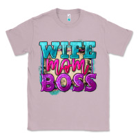 Lilac Wife mom boss Mother's Day Classic Tee - FaDigitalArtStudio
