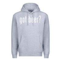 Heather Grey beer Premium Hoodie - linhVisuals