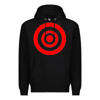 Black bullseye target Premium Hoodie - linhVisuals