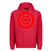Cardinal bullseye target Premium Hoodie - linhVisuals