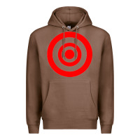 Chestnut bullseye target Premium Hoodie - linhVisuals