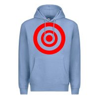 Colony Blue bullseye target Premium Hoodie - linhVisuals