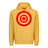 Mustard bullseye target Premium Hoodie - linhVisuals