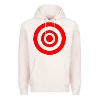 Pale Pink bullseye target Premium Hoodie - linhVisuals