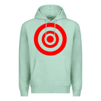 Seafoam bullseye target Premium Hoodie - linhVisuals