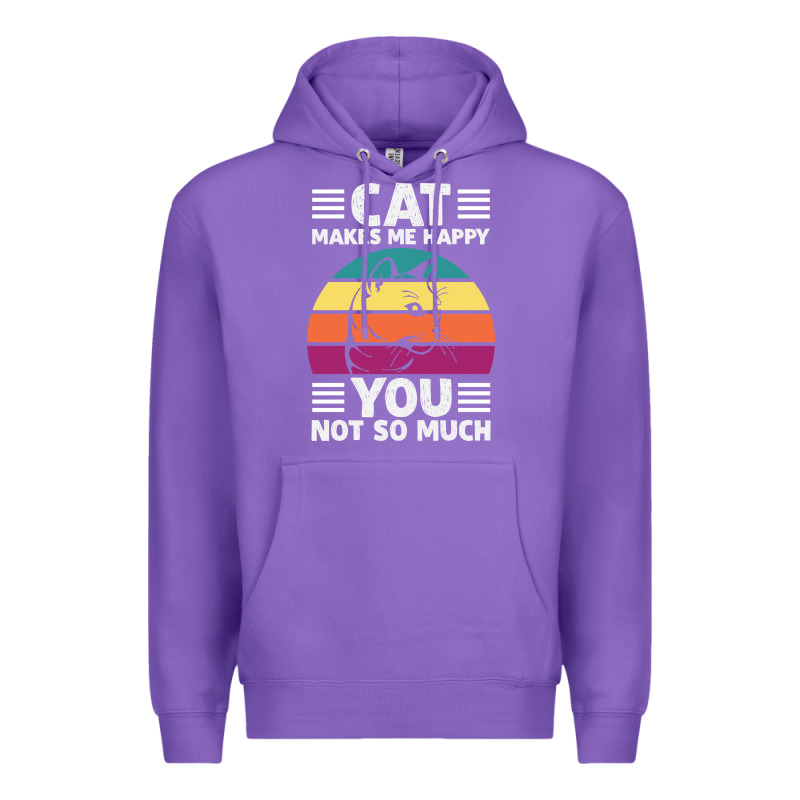 Funny Cat Lover Sarcastic Cat Memes Premium Hoodie by linhVisuals | Teevron