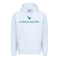 White cathay pacific essential Premium Hoodie - linhVisuals