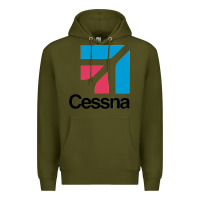 Army Green cessnas Premium Hoodie - linhVisuals