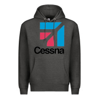 Charcoal Heather cessnas Premium Hoodie - linhVisuals