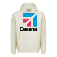 Oatmeal Heather cessnas Premium Hoodie - linhVisuals