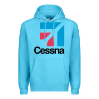 Ocean Blue cessnas Premium Hoodie - linhVisuals