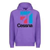 Purple cessnas Premium Hoodie - linhVisuals