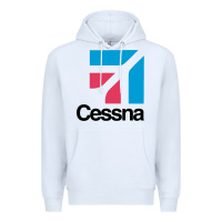 White cessnas Premium Hoodie - linhVisuals