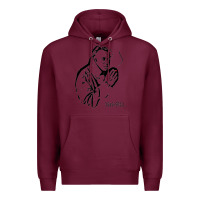 Burgundy christopher hitchens essential Premium Hoodie - linhVisuals