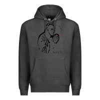 Charcoal Heather christopher hitchens essential Premium Hoodie - linhVisuals