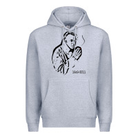 Heather Grey christopher hitchens essential Premium Hoodie - linhVisuals