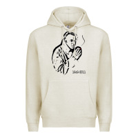 Oatmeal Heather christopher hitchens essential Premium Hoodie - linhVisuals