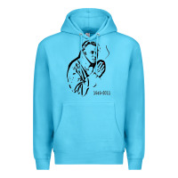 Ocean Blue christopher hitchens essential Premium Hoodie - linhVisuals