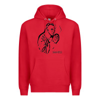 Red christopher hitchens essential Premium Hoodie - linhVisuals