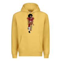Antique Gold colin kaepernick kneeling classic Premium Hoodie - linhVisuals