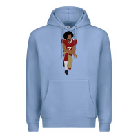 Colony Blue colin kaepernick kneeling classic Premium Hoodie - linhVisuals