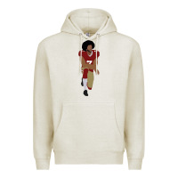 Oatmeal Heather colin kaepernick kneeling classic Premium Hoodie - linhVisuals