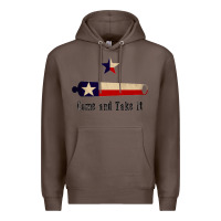 Coffee come and take it   texas flag essential Premium Hoodie - linhVisuals