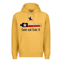 Mustard come and take it   texas flag essential Premium Hoodie - linhVisuals
