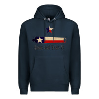 Navy come and take it   texas flag essential Premium Hoodie - linhVisuals