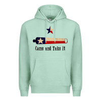 Seafoam come and take it   texas flag essential Premium Hoodie - linhVisuals