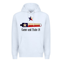 White come and take it   texas flag essential Premium Hoodie - linhVisuals
