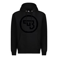 Black cz Premium Hoodie - linhVisuals