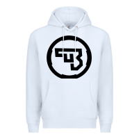 White cz Premium Hoodie - linhVisuals