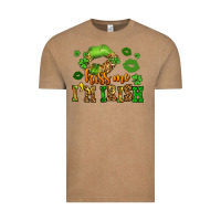 Vintage Coffee kiss me im irish st patricks lip stain Vintage Tee - LillyAllenDesigns