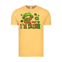 Vintage Mustard kiss me im irish st patricks lip stain Vintage Tee - LillyAllenDesigns