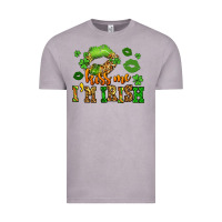 Vintage Zinc kiss me im irish st patricks lip stain Vintage Tee - LillyAllenDesigns