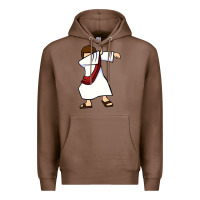 Chestnut dabbing jesus christian dab dance Premium Hoodie - linhVisuals