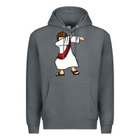 Rock dabbing jesus christian dab dance Premium Hoodie - linhVisuals