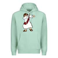 Seafoam dabbing jesus christian dab dance Premium Hoodie - linhVisuals