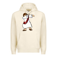 Tofu dabbing jesus christian dab dance Premium Hoodie - linhVisuals
